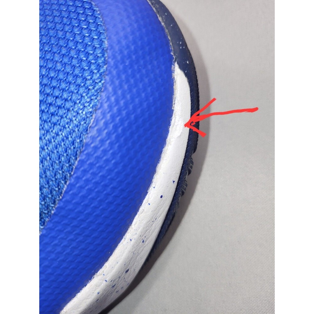 Nike Team Hustle D 11 "Hyper Royal/White-Obsidian" Big Kids' Basketball ShoesSz2 - Picture 11 of 11
